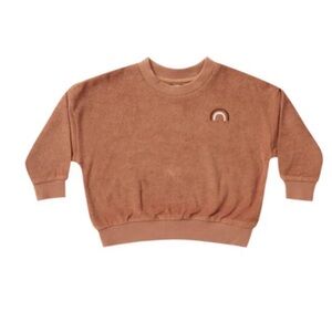 Rylee & Cru Terracotta Terry Crewneck Sweatshirt